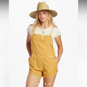 BILLABONG Wild Pursuit Romper in mustard yellow